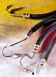 Gates provides high-quality power steering hose for superior performance in the automotive industry.